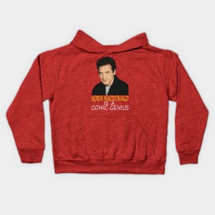 Norm Macdonald Is A Comic Genius Kids Hoodie